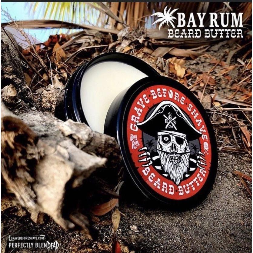 GRAVE BEFORE SHAVE BAY RUM BEARD BUTTER 4 oz. - Image 3