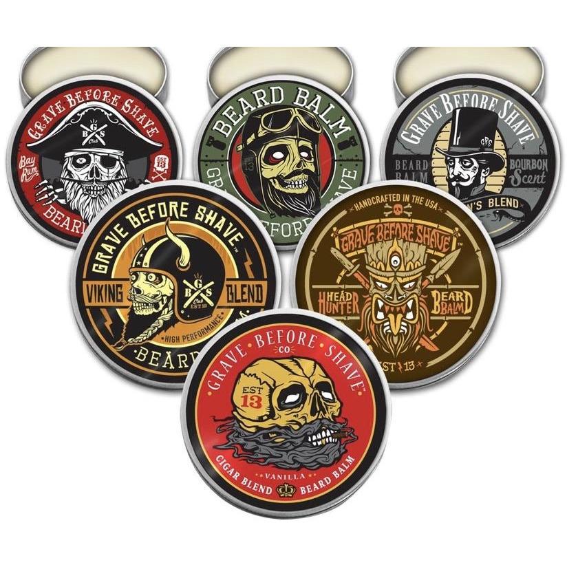 GRAVE BEFORE SHAVE CARAMEL MOCHA BEARD BALM 2 oz. - Image 2