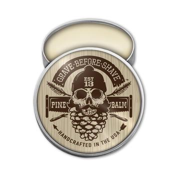 GRAVE BEFORE SHAVE PINE SCENT BEARD BALM TIN 2 oz.