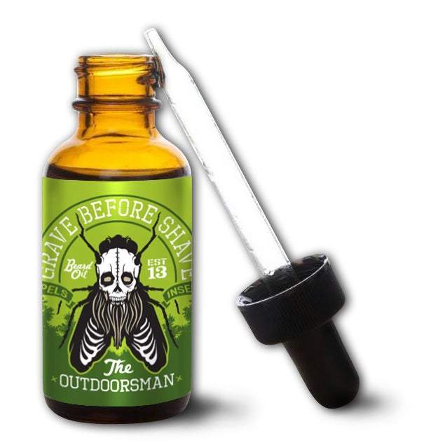GRAVE BEFORE SHAVE THE OUTDOORSMAN BEARD OIL 1 oz.