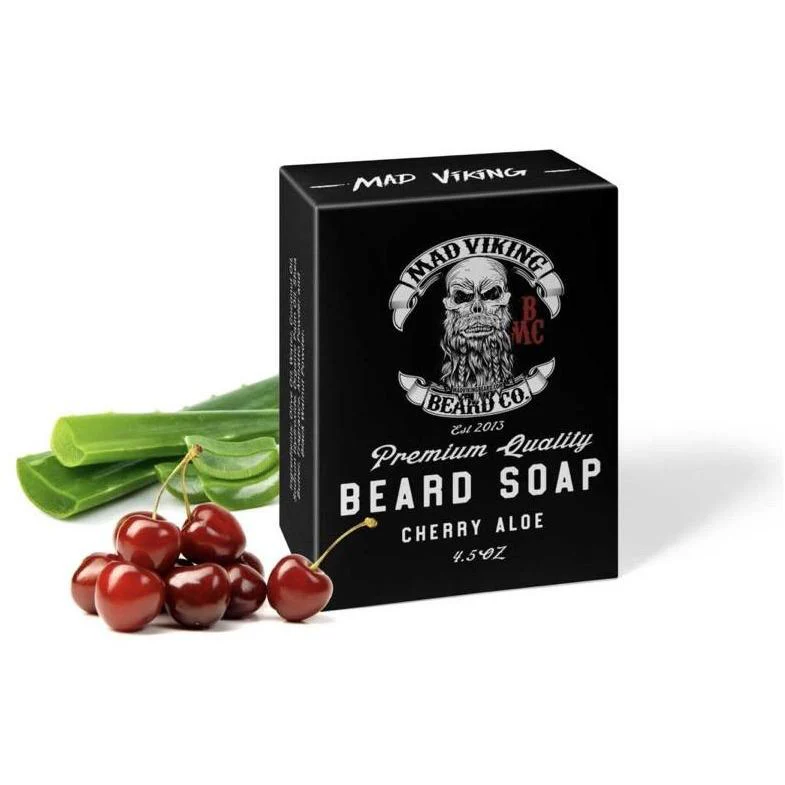 Mad Viking Beard Soap Cherry Aloe 4.5 oz