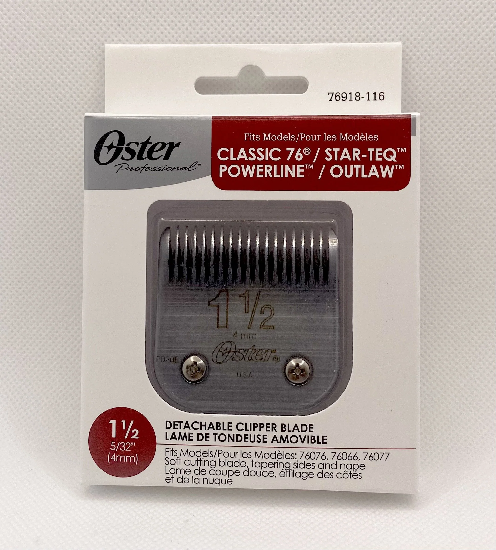 Oster Classic 76 Metal Detachable # 1.5
